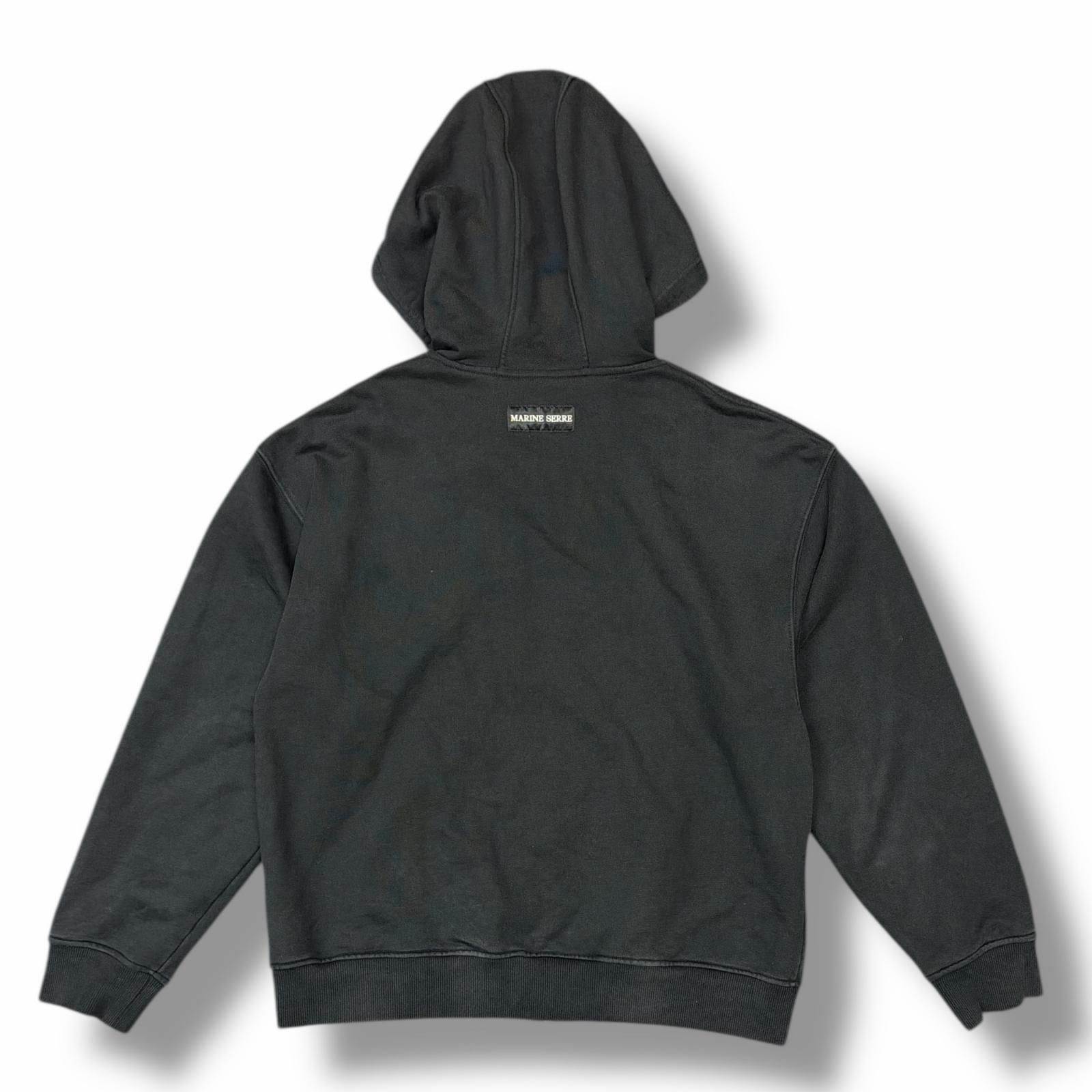 MARINE SERRE Moon Logo Zip Hoodie ムーンロゴジップフーディ