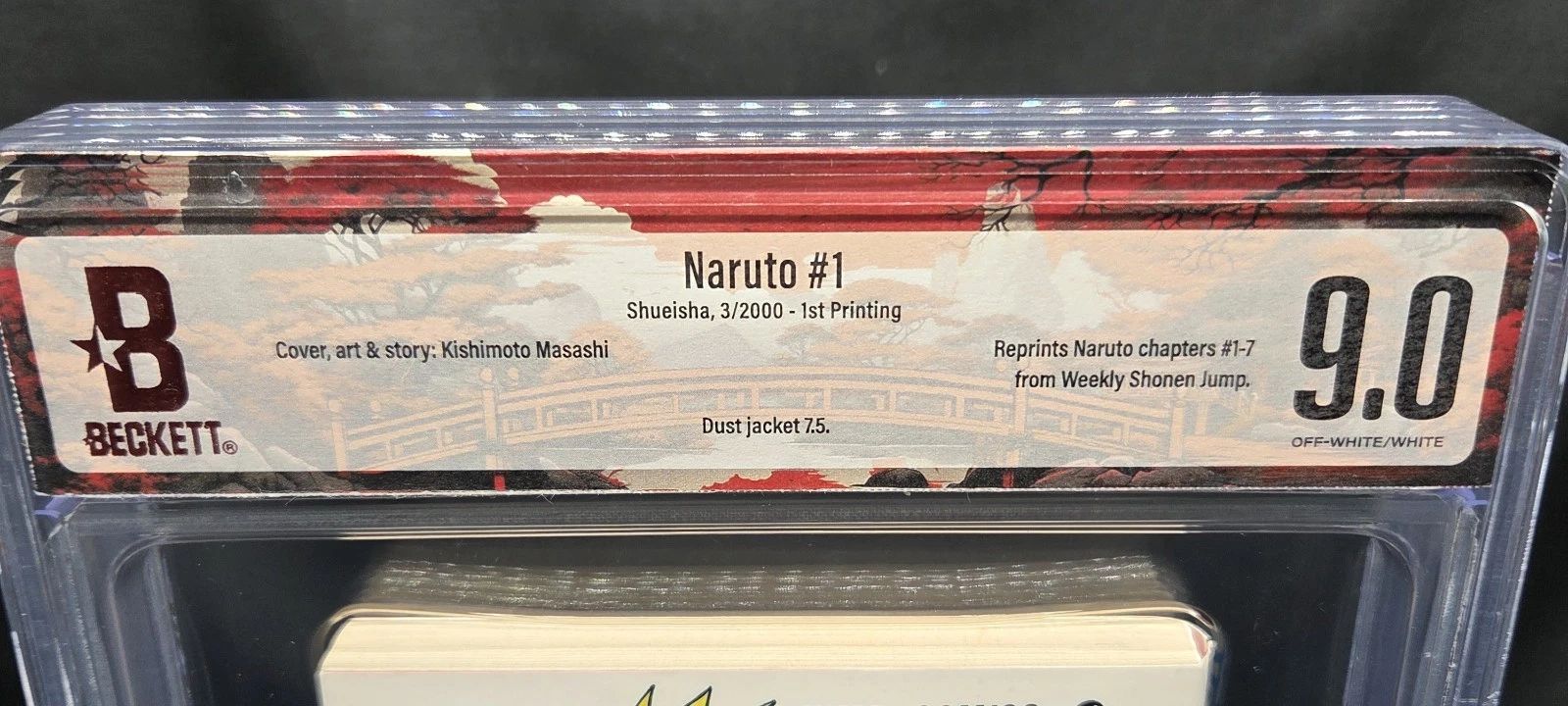 BGS 9.0 ナルト NARUTO 1巻 Vol.1 初版 1st Printing Beckett Graded