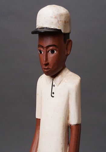 アフリカ コートジボワール コロン人形 XLサイズ No.11 木彫り 彫刻