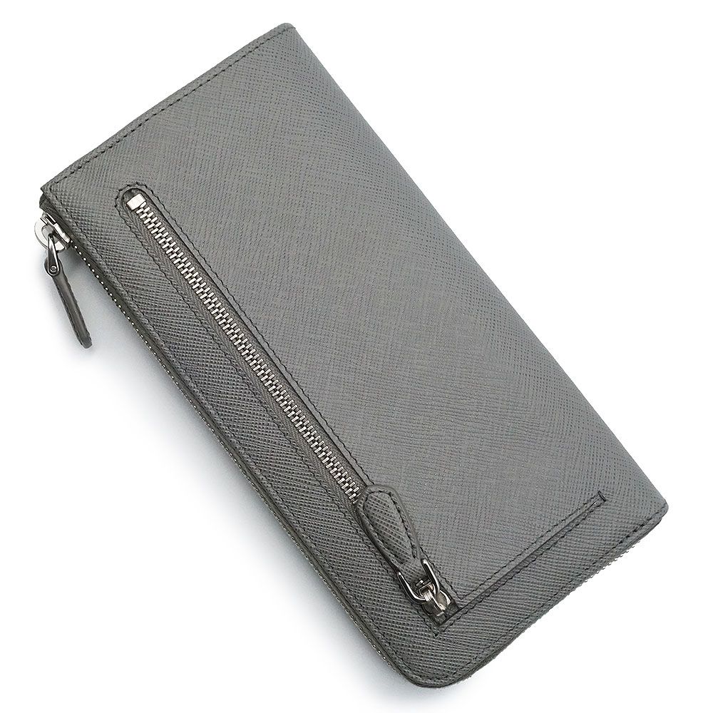 プラダ L字ファスナー ジップ 長財布 サフィアノ サフィアーノ メタル