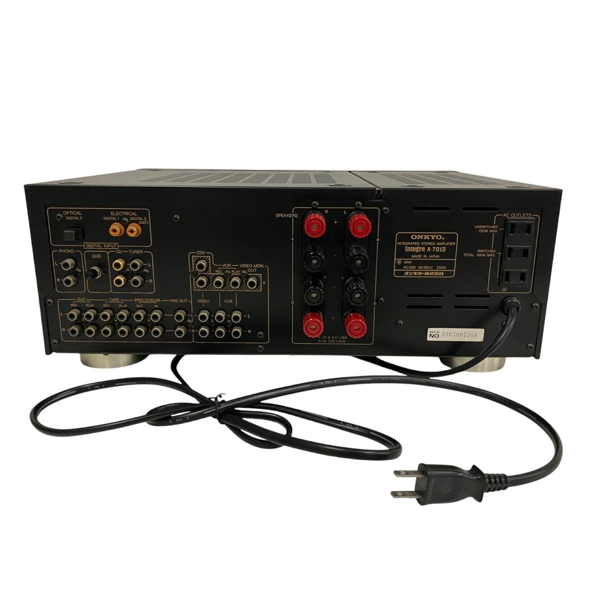 ONKYO A-701D プリメインアンプ オーディオ 音響機材 中古 B10743291