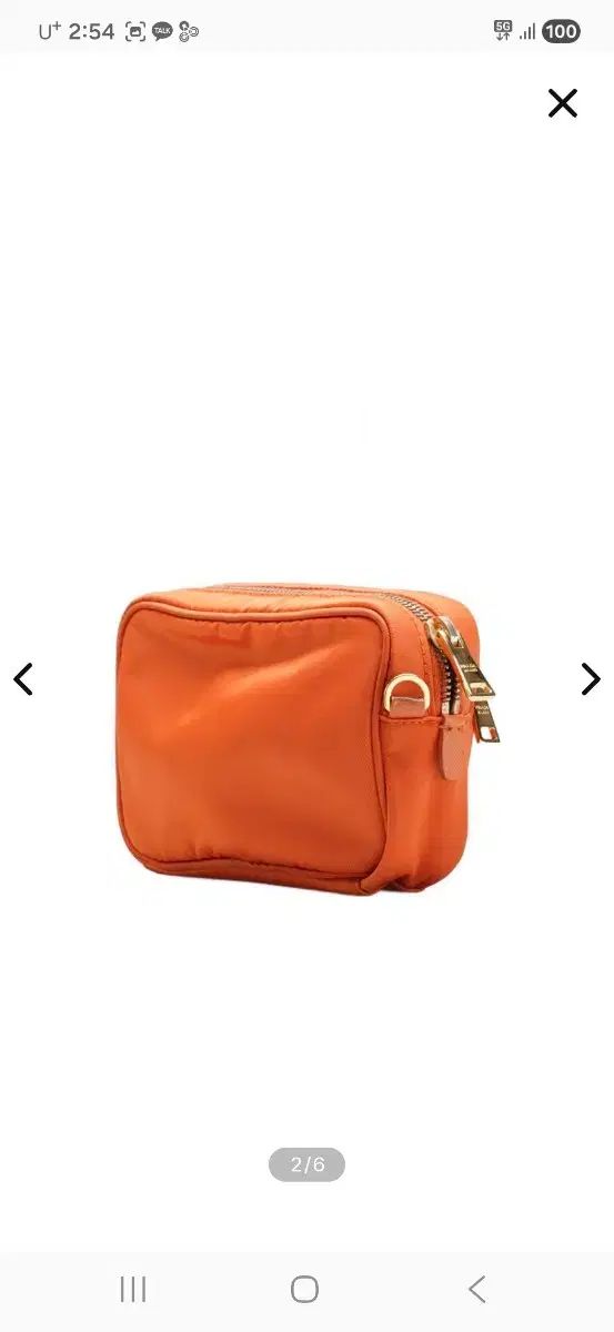 PRADA プラダ オレンジ色 クロスバック - メルカリ