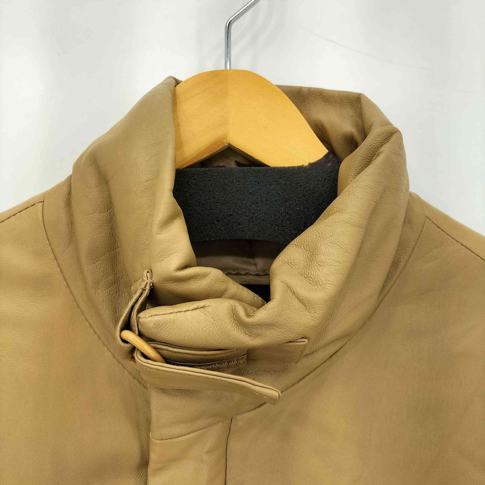 USED古着(ユーズドフルギ) ラムレザーハーフコート メンズ FREE 【中古】【ブランド古着バズストア】 ユーズドフルギ USED古着 L&B HOMME ラムレザー ハーフコート メンズ