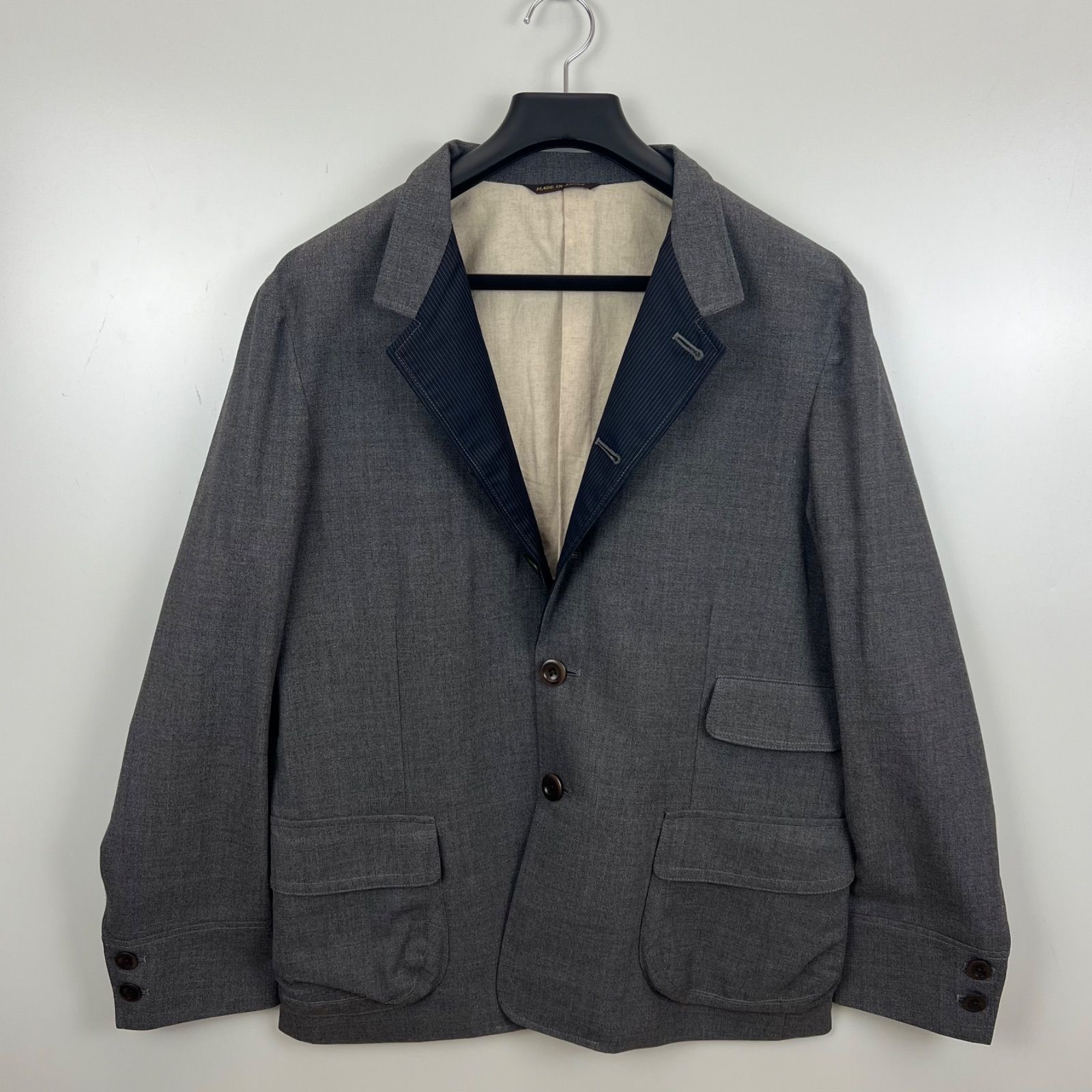 【美品】Paul Smith ポールスミス ジャケット L グレー 2ボタン Paul Smith（ポール・スミス） ジャケット テーラードジャケット