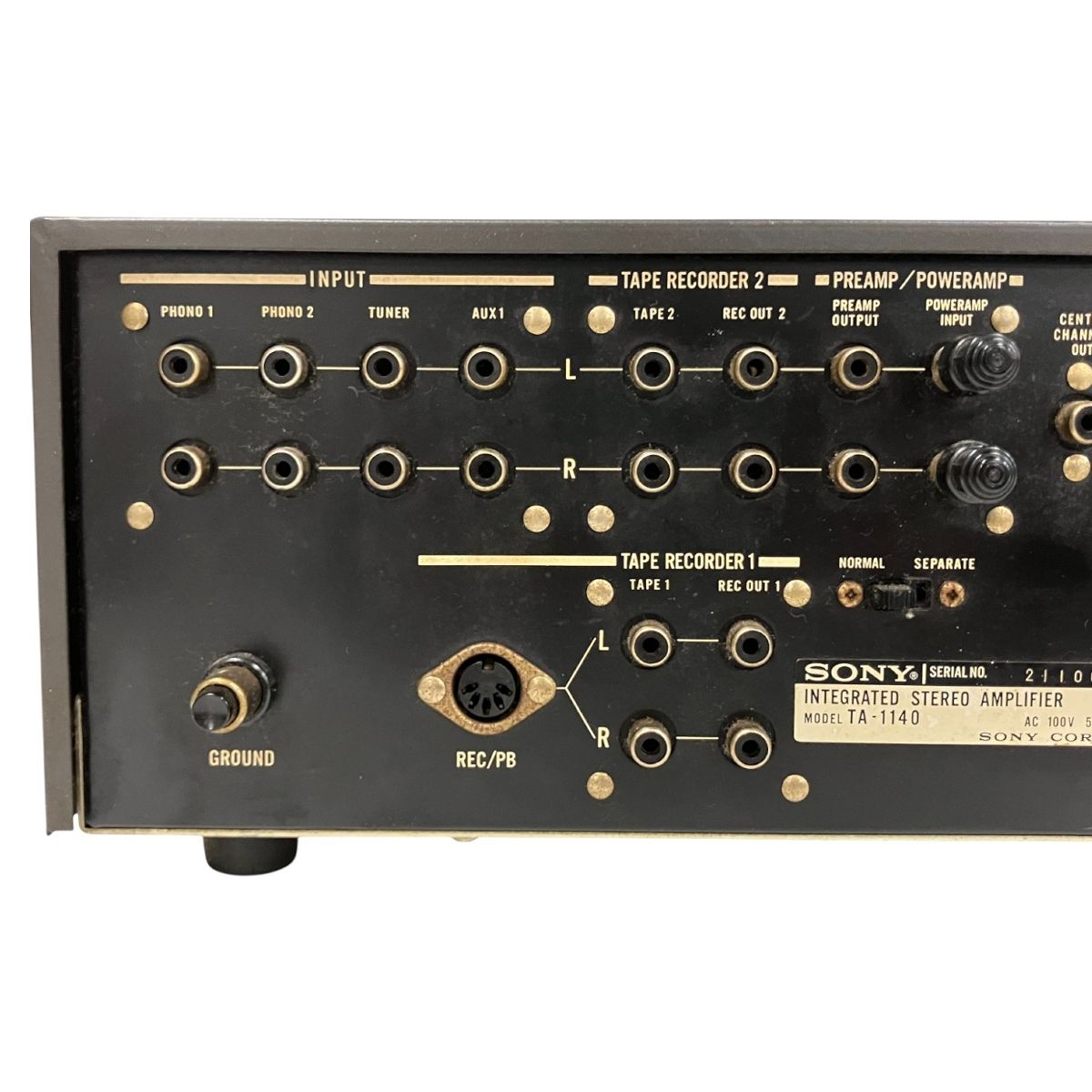 SONY TA-1140 プリメインアンプ ソニー 音響機器 ジャンク B10739965