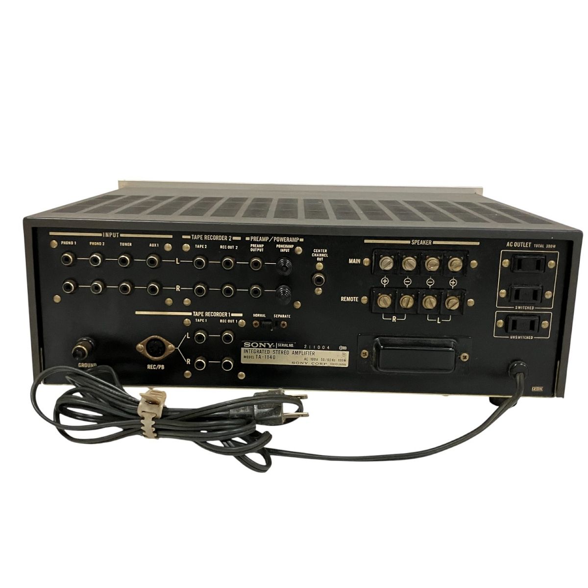 SONY TA-1140 プリメインアンプ ソニー 音響機器 ジャンク B10739965