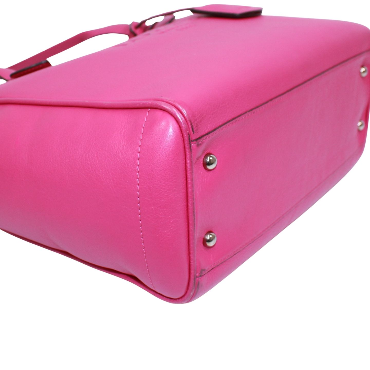 LOEWE ロエベ ヘリテージ トートバッグ レザー ピンク【中古