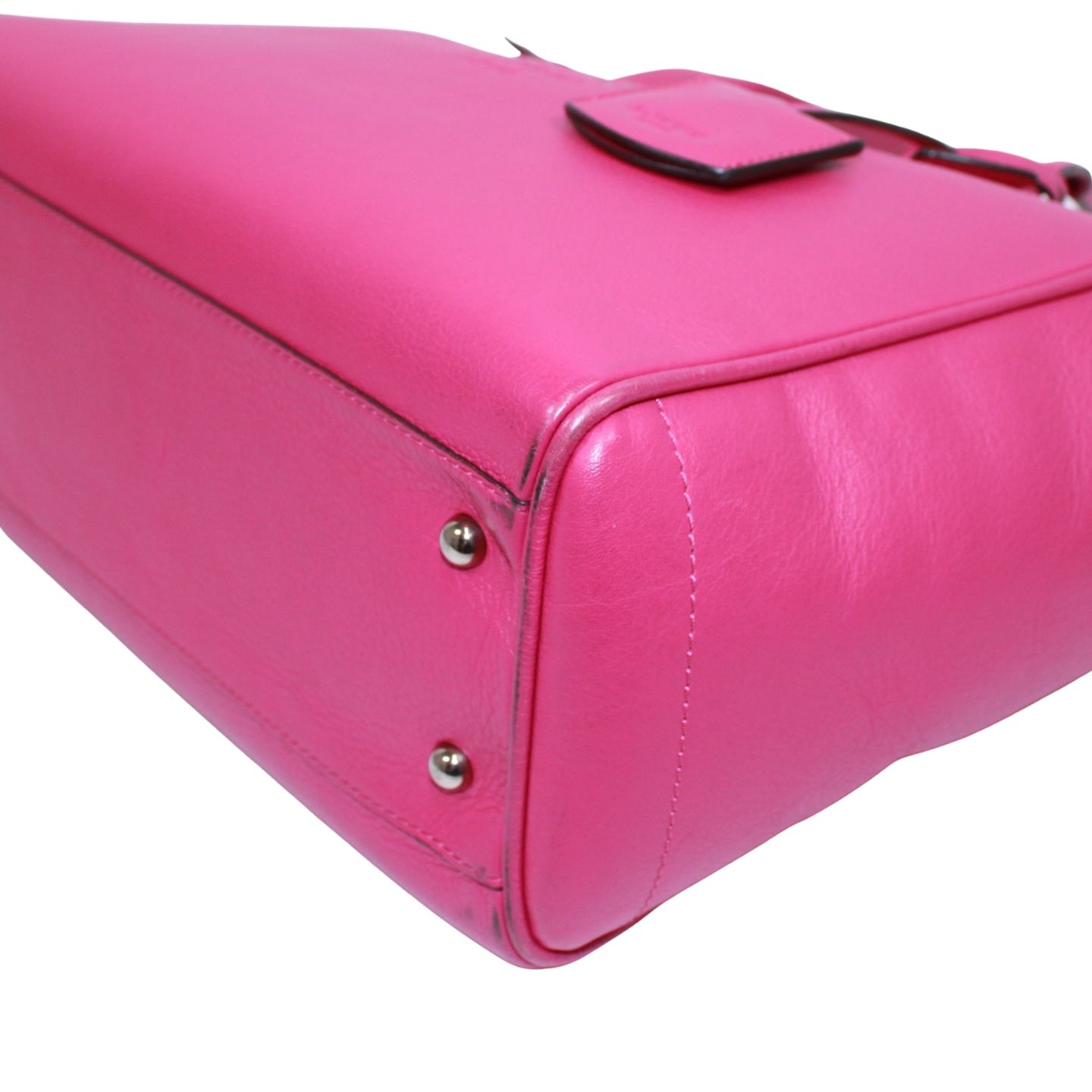 LOEWE ロエベ ヘリテージ トートバッグ レザー ピンク【中古