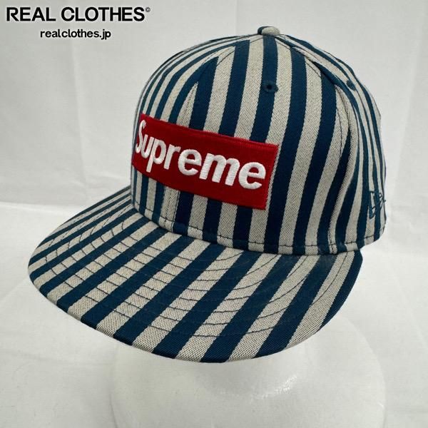 SUPREME シュプリーム ベースボールキャップ ストライプキャップ Supreme ストライプキャップ Supreme×NEW ERA/シュプリーム×ニューエラ