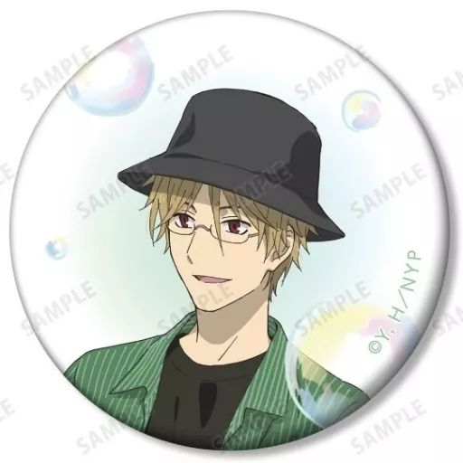 中古】バッジ・ピンズ 名取周一 「夏目友人帳 描き下ろしイラスト