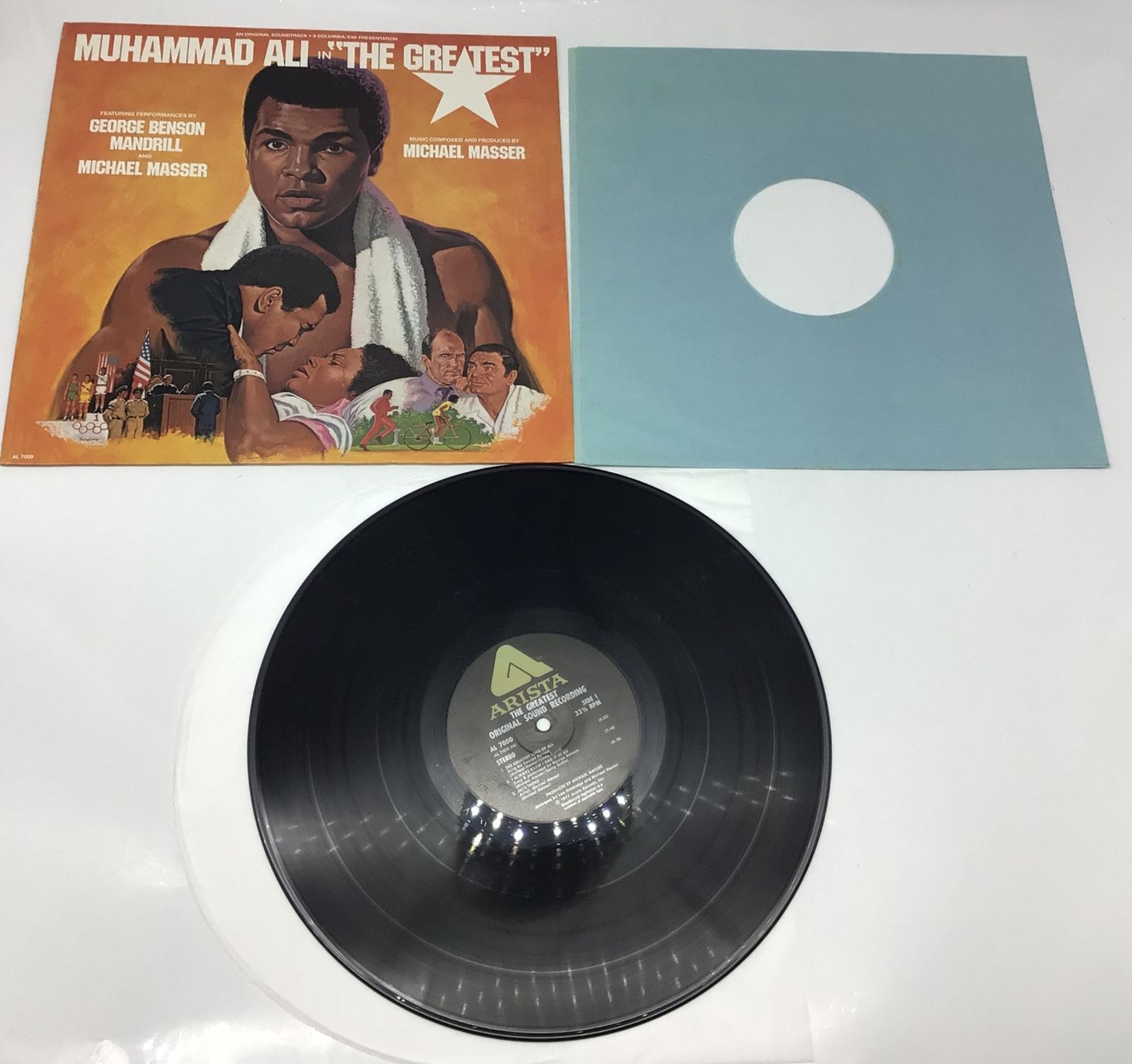 12422 モハメド・アリ オリジナル・サウンドトラック LPレコード