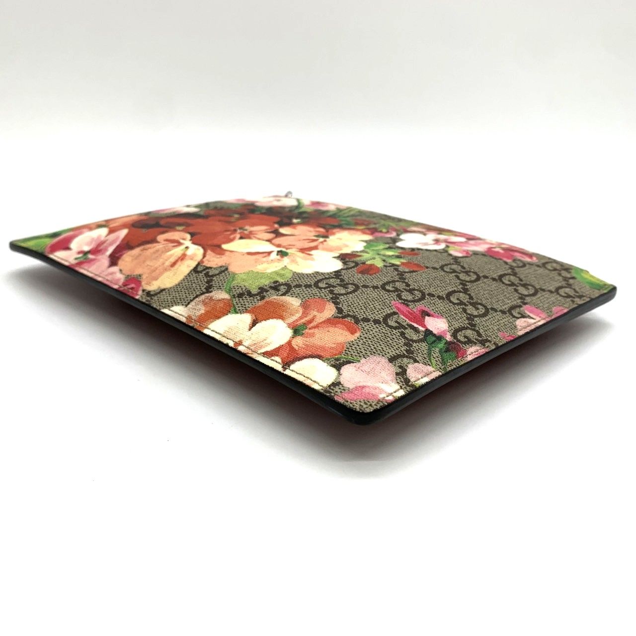 【未使用級】グッチ コスメポーチ GG ブルームス スプリーム フラワー 未使用級】グッチ コスメポーチ GG ブルームス スプリーム フラワー