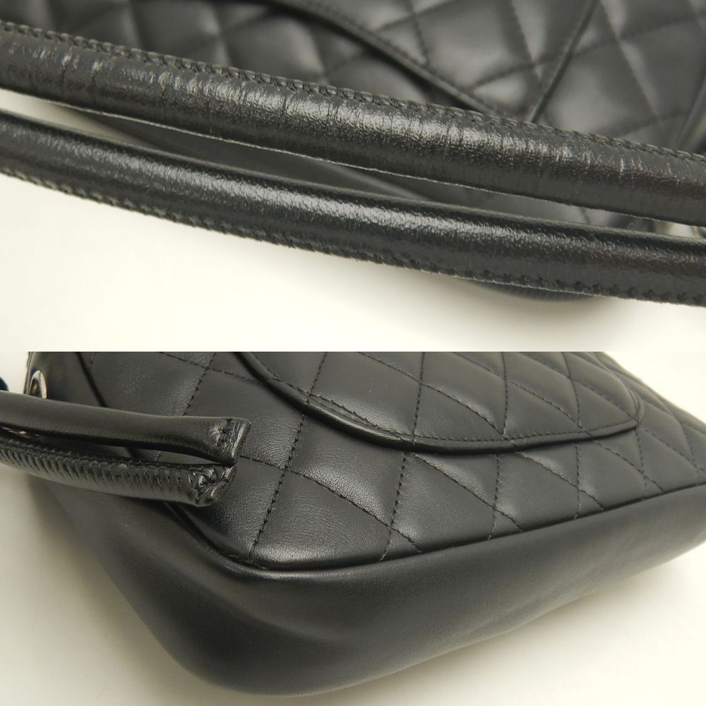 シャネル　カンボンライン　アクセサリーポーチ CHANEL シャネル カンボンラインアクセサリーポーチ ブラック/SV