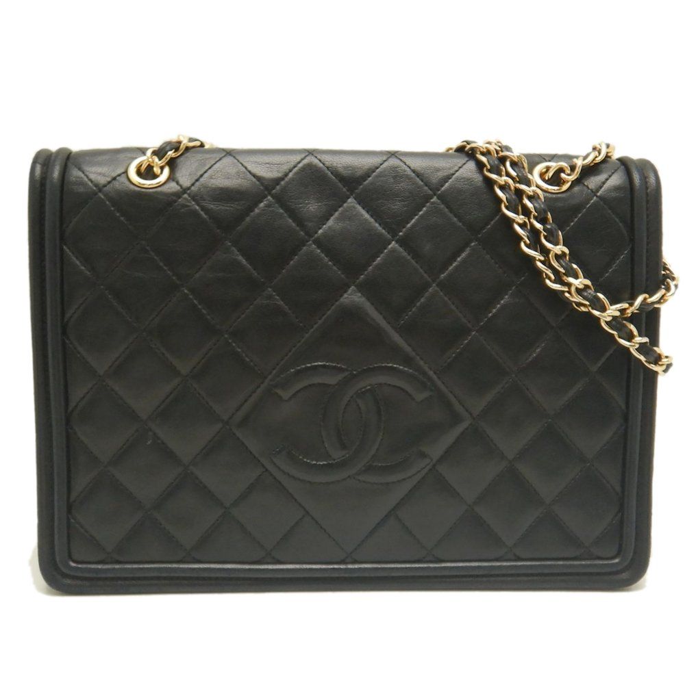 CHANEL シャネル フルフラップチェーンショルダー マトラッセ