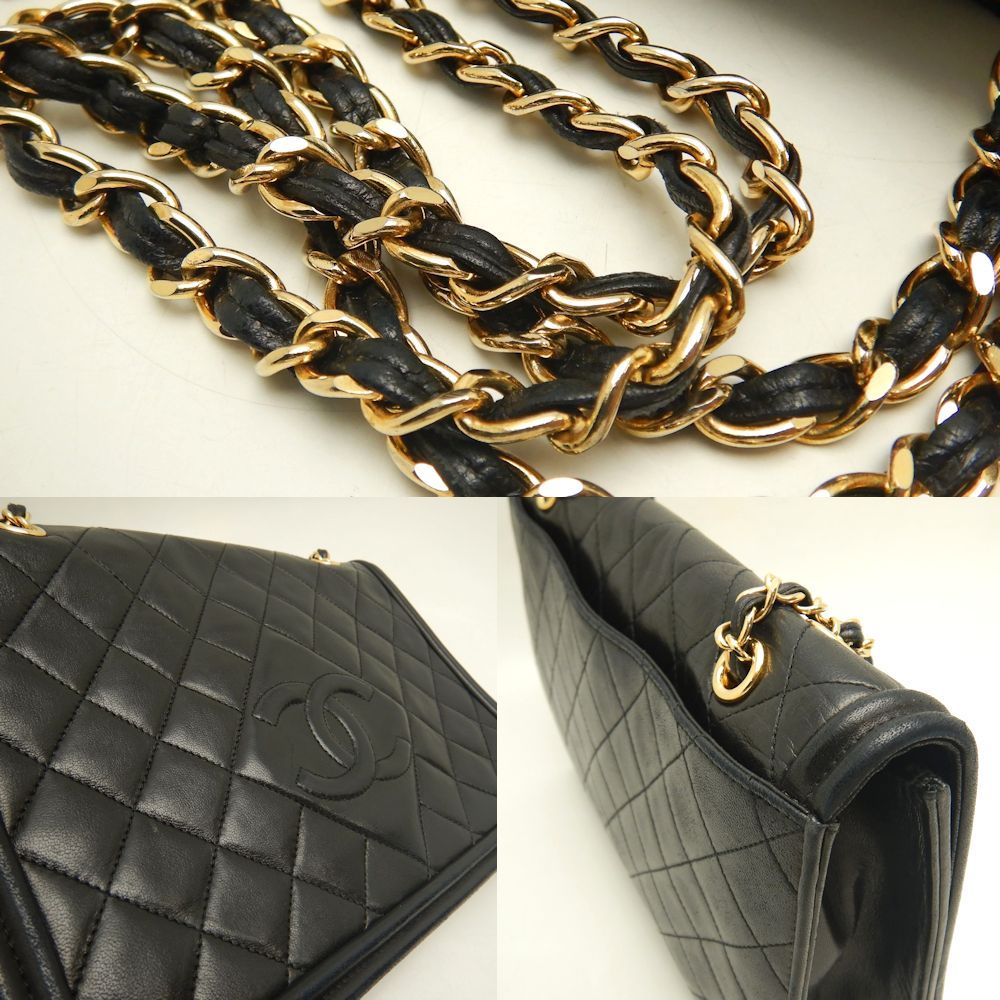 CHANEL シャネル フルフラップチェーンショルダー マトラッセ