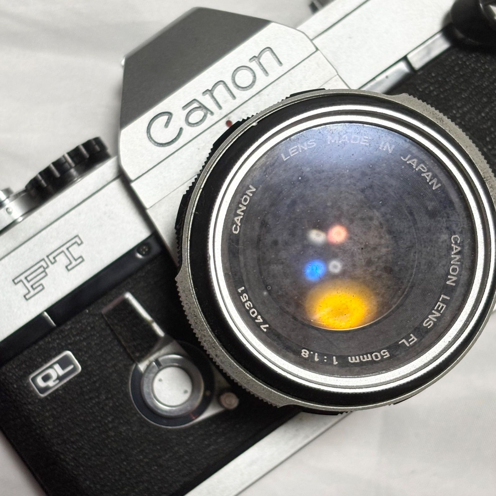 送料無料】【訳あり】Canon/キャノン/FT/フィルム一眼レフカメラ/撮影