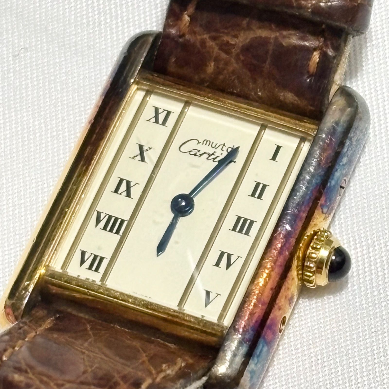 送料無料】Cartier/カルティエ/マストタンク/ヴェルメイユ/5057001 