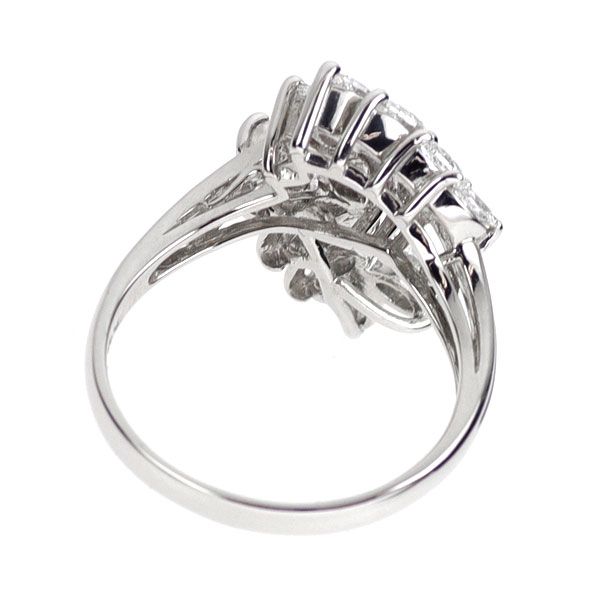 Pt900 マーキスカット ダイヤモンド リング 1.25ct - メルカリ