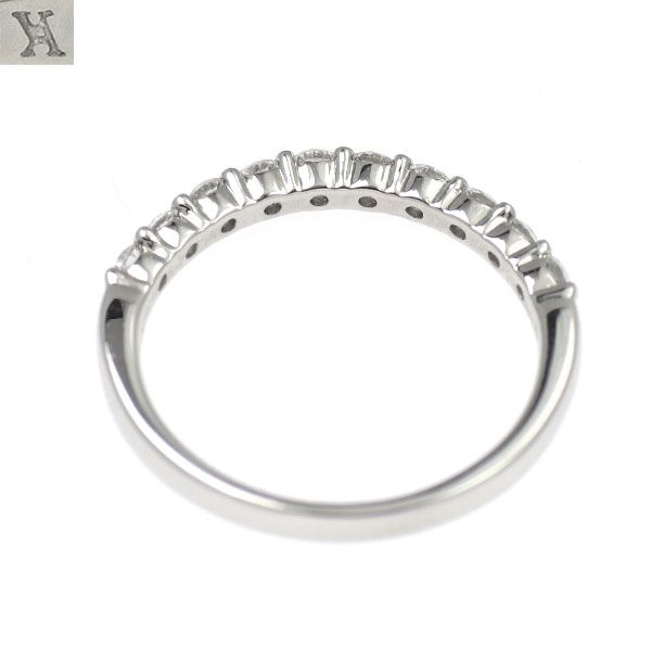 ヴァンドーム青山 Pt950 ダイヤモンド リング 0.30ct ハーフエタニティ