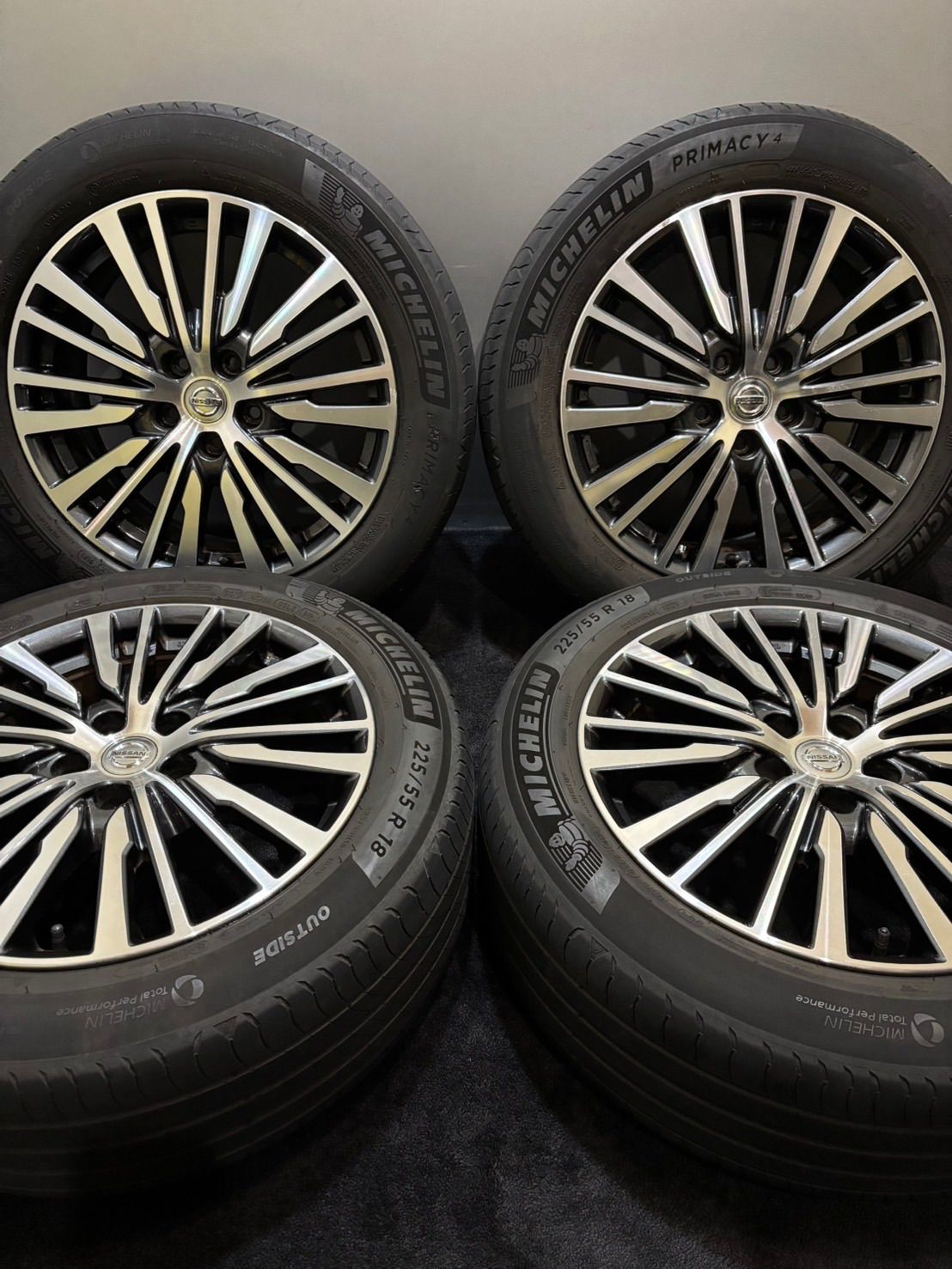 ☆225/55R18 MICHELIN/PRIMACY4 21年製 日産 E52 エルグランド 後期