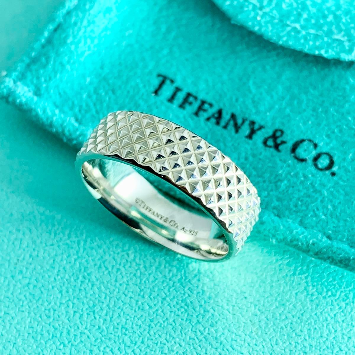 Tiffany Tコレクション TWO リング21号 希少 ティファニー 21号 希少 ダイヤモンド ポイント リング 925 P82e