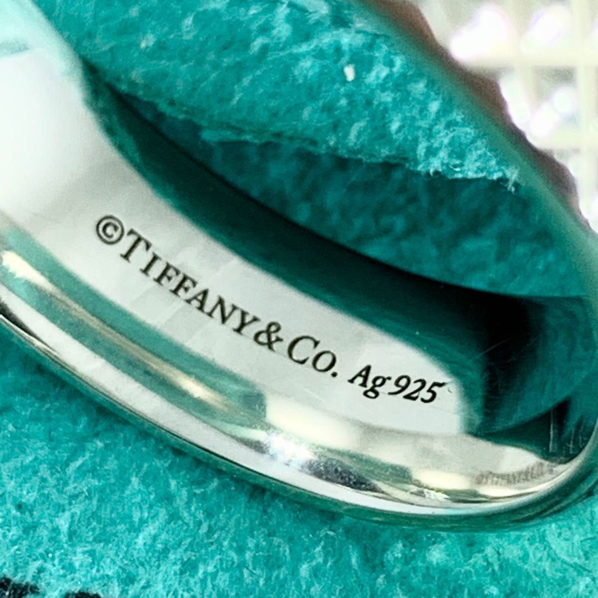 Tiffany Tコレクション TWO リング21号 希少 ティファニー 21号 希少 ダイヤモンド ポイント リング 925 P82e