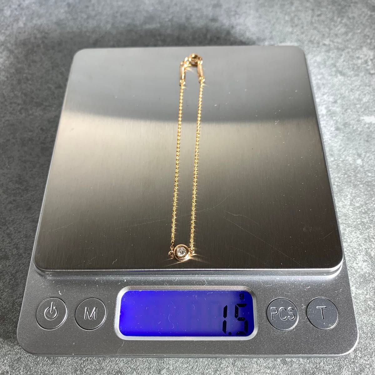 ティファニー 5.2mm ダイヤ 750 バイザヤード ブレスレット YE6e 