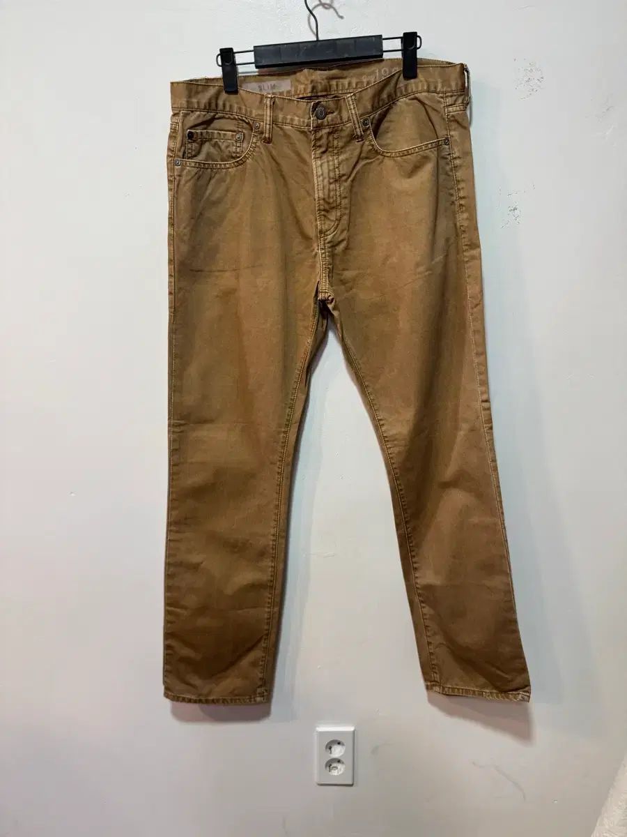 GAP 1969 スリムフィット コットン パンツ 33x30