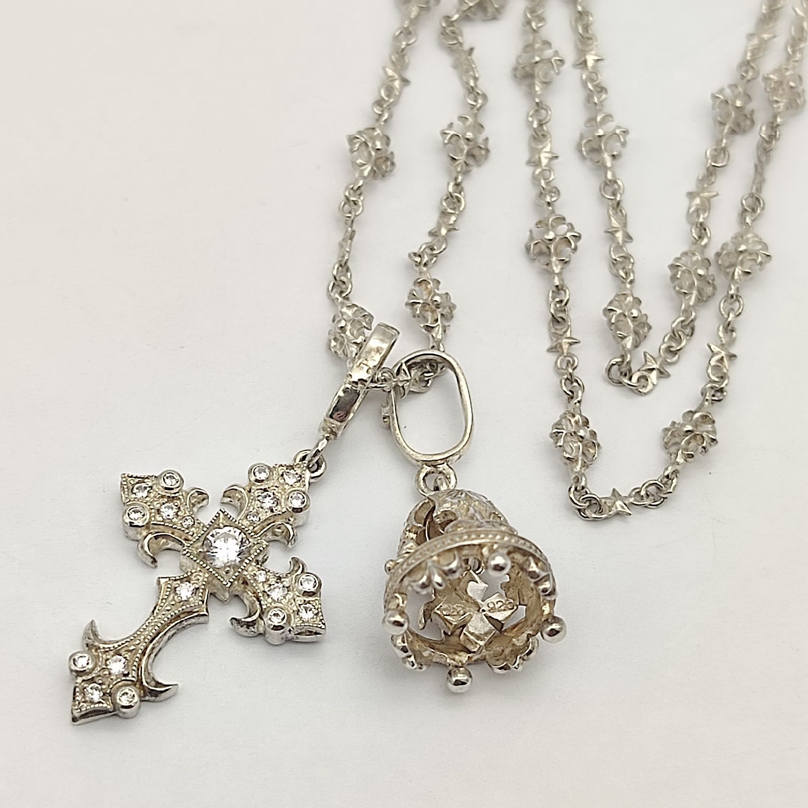 美品】ローリーロドキン クリスマス限定 シルバー925 クロス ベル 