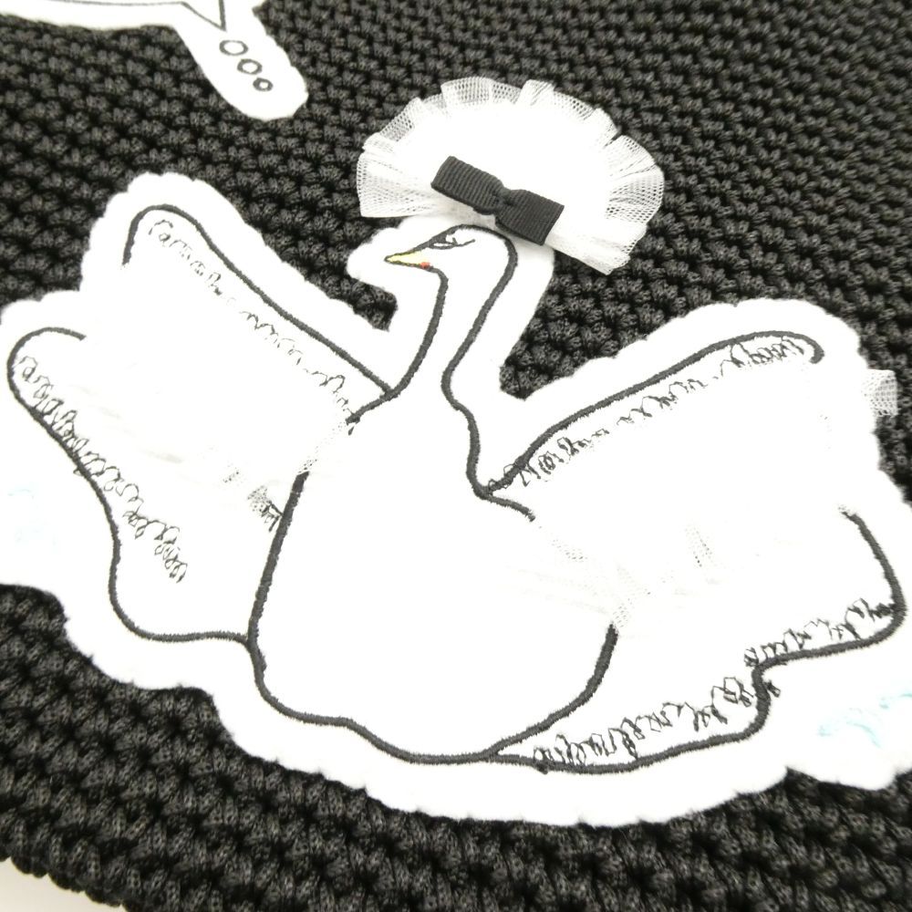 美品 LUDLOW ラドロー Cord bag Swan コードバッグ スワン トート