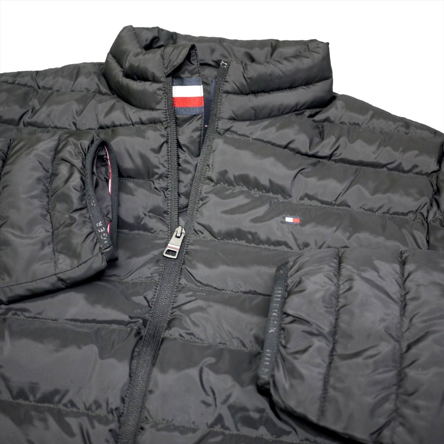 新品 トミーヒルフィガー THPROTECT 軽量 耐水 中綿ダウン ジャケット