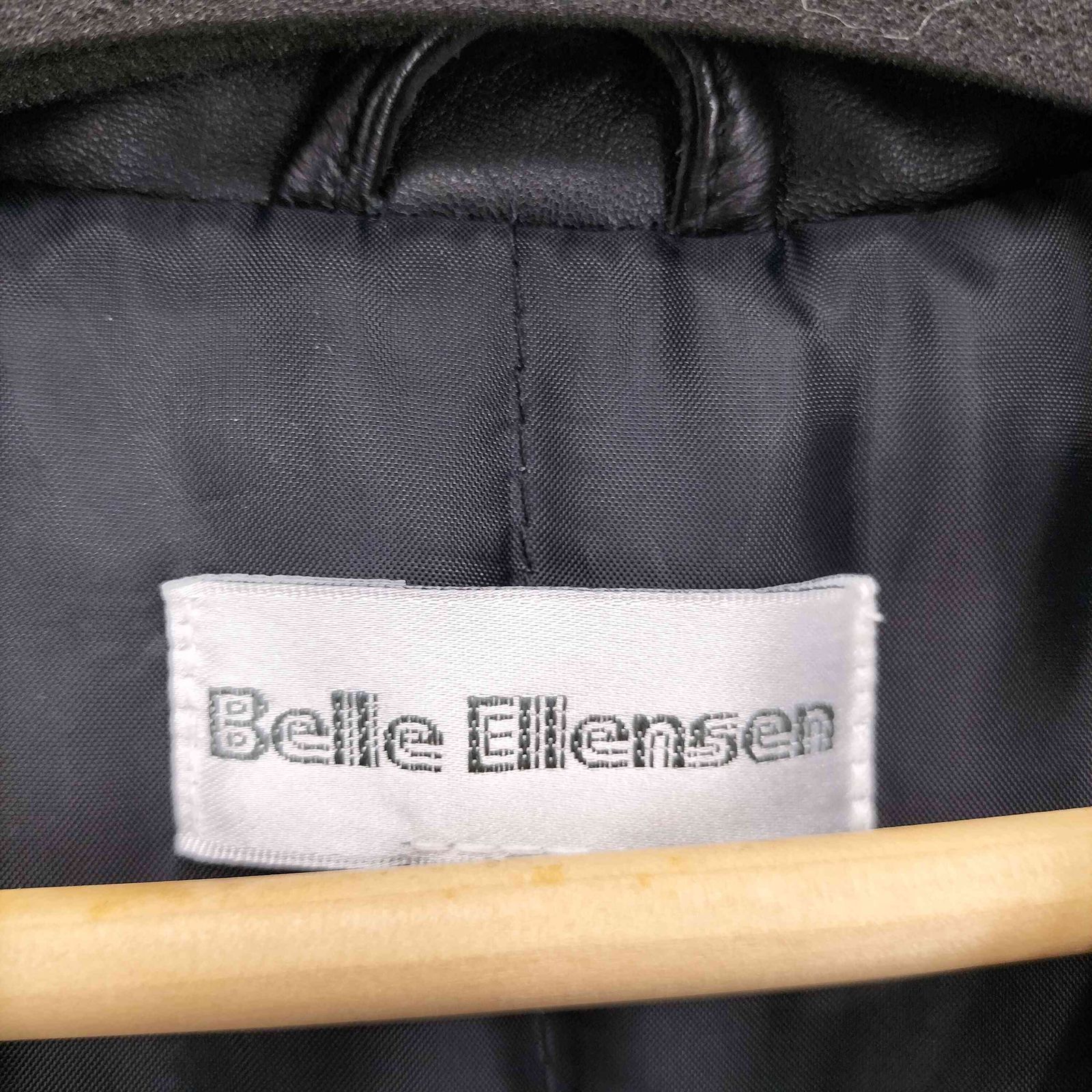 USED古着(ユーズドフルギ) ショールカラー 本革 レザーコート レディース JPN：42 【中古】【ブランド古着バズストア】 ユーズドフルギ USED古着 ショール ラムレザーハーフコート レディース