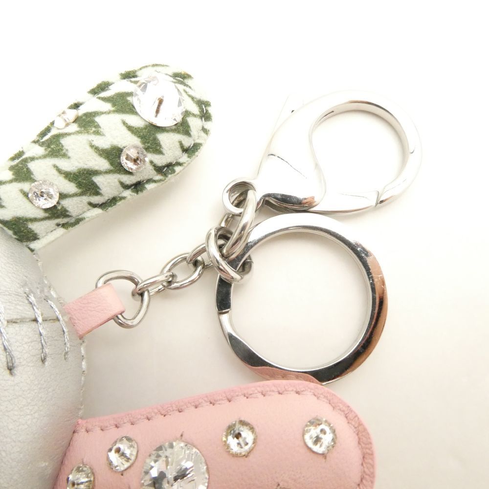 美品 SWAROVSKI スワロフスキー マチルドウサギ バッグチャーム
