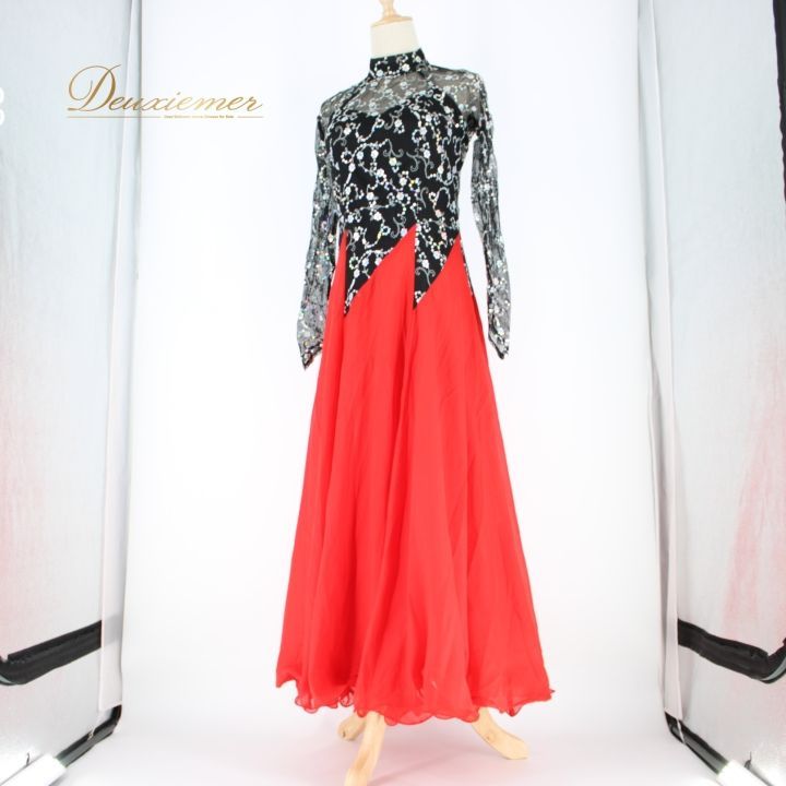 社交ダンス 衣装 スタンダード ドレス ワンピース パーティ衣装