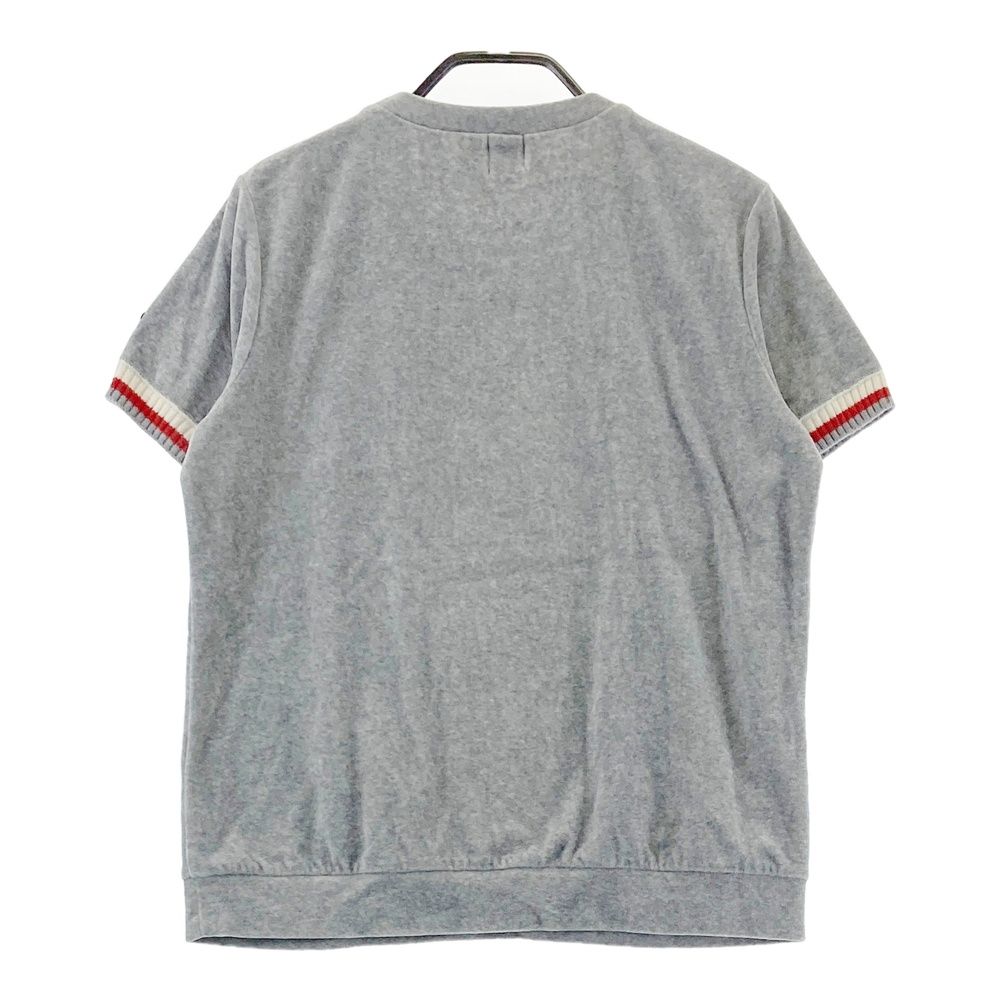 サイズ：40 ARCHIVIO アルチビオ ベロア 半袖Tシャツ グレー系