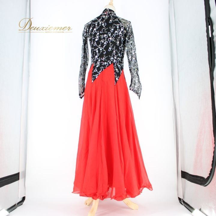 社交ダンス 衣装 スタンダード ドレス ワンピース パーティ衣装