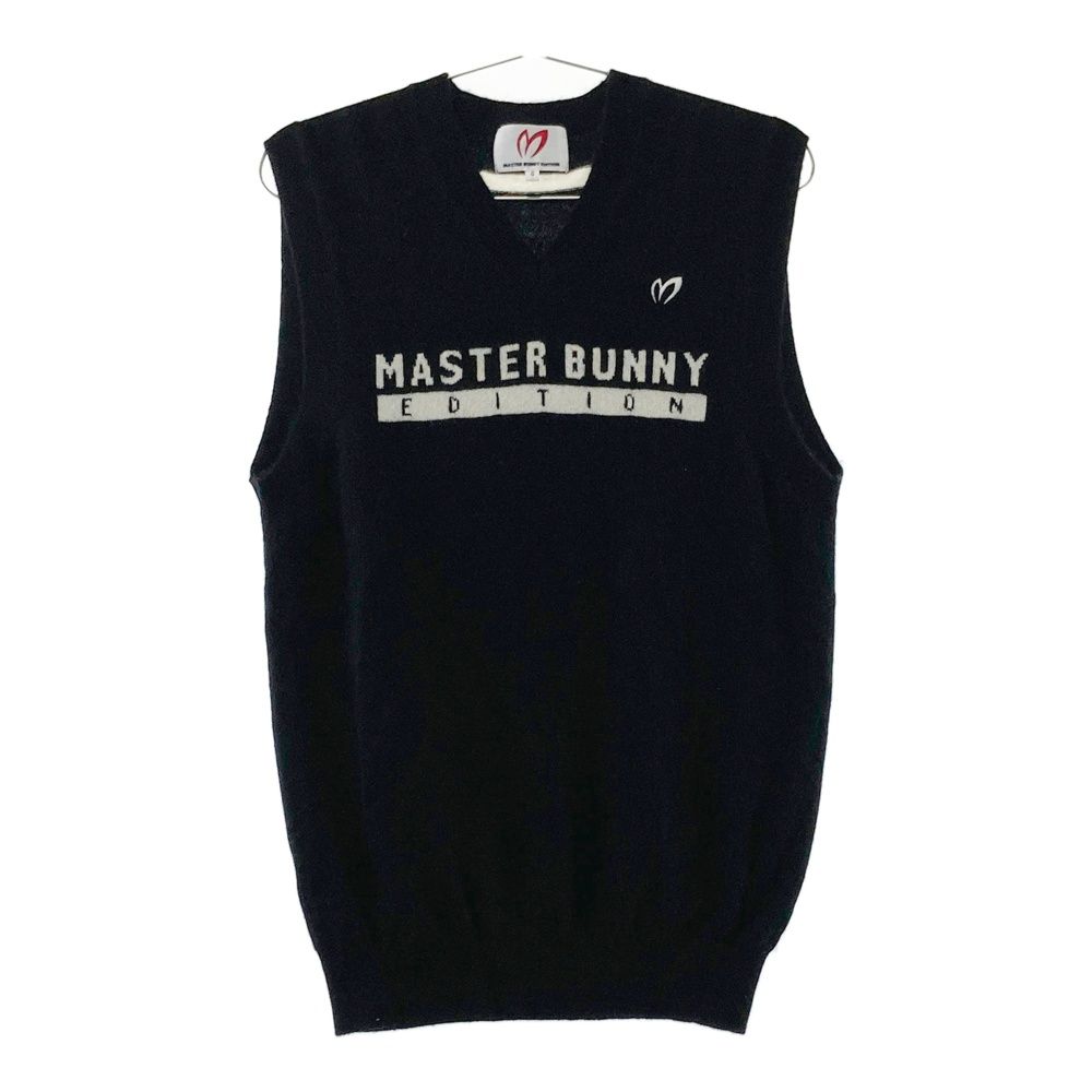Vネック カシミヤ ニットベスト 4 M ブラック 黒マスターバニーエディション Vネック カシミヤ ニットベスト 4 M ブラック 黒マスターバニー