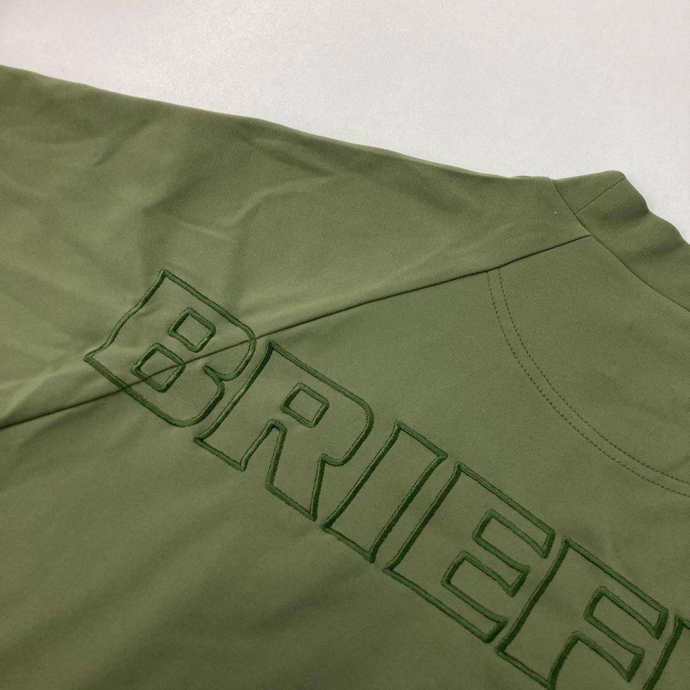 サイズ：L BRIEFING GOLF ブリーフィング 2025年 モックネック 半袖T