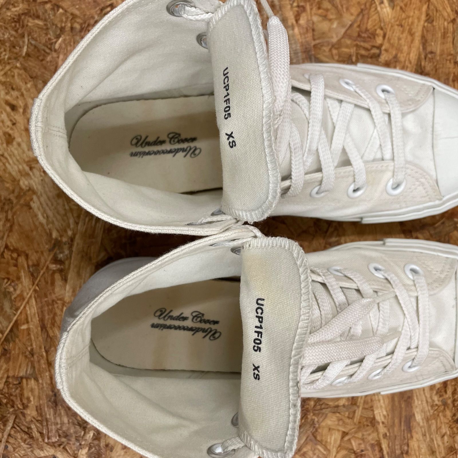 UNDERCOVER キャンバス ハイカットスニーカー XS レディース アンダー 