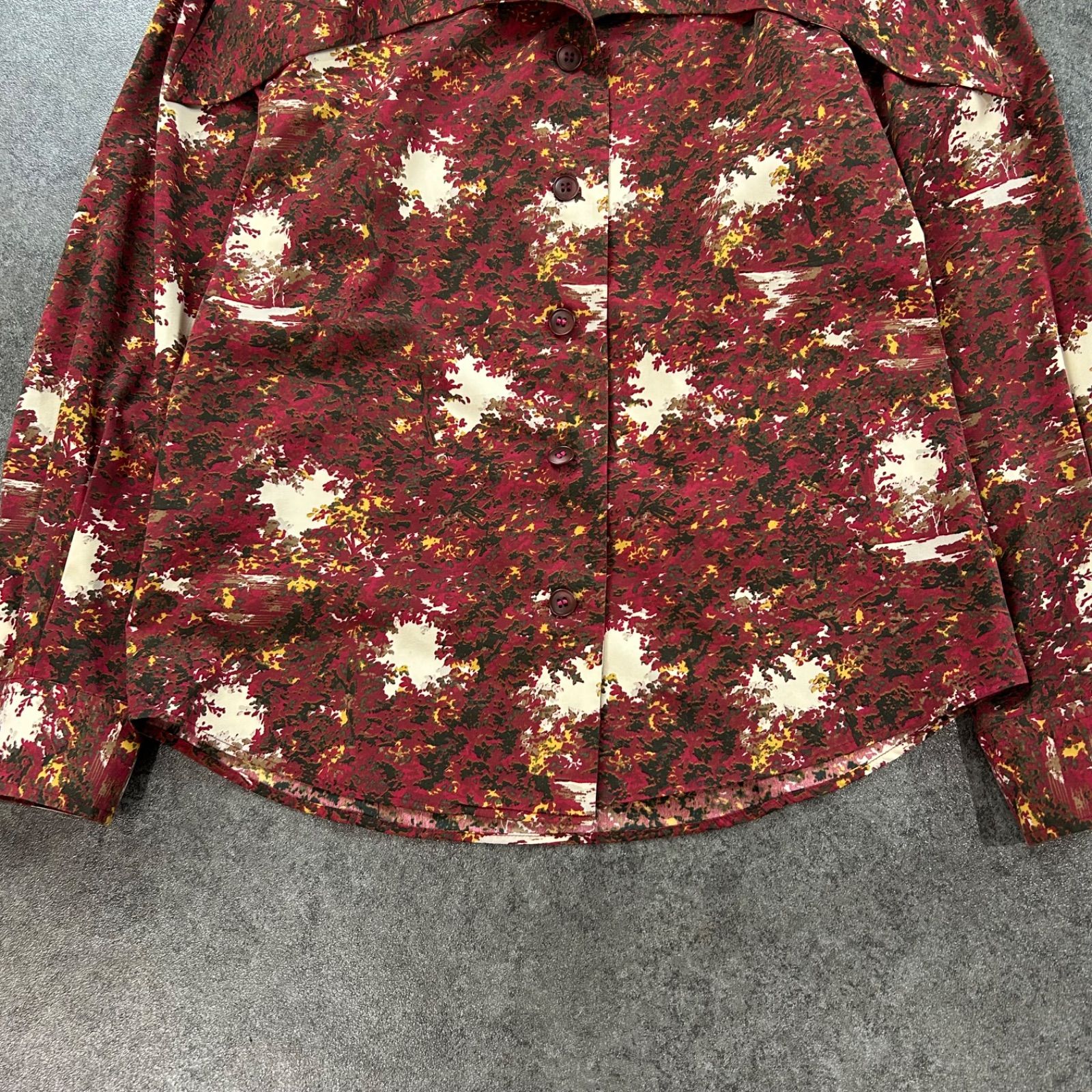 日本製 90s Vintage KENZO ケンゾー 長袖 デザイン シャツ ブラウス 
