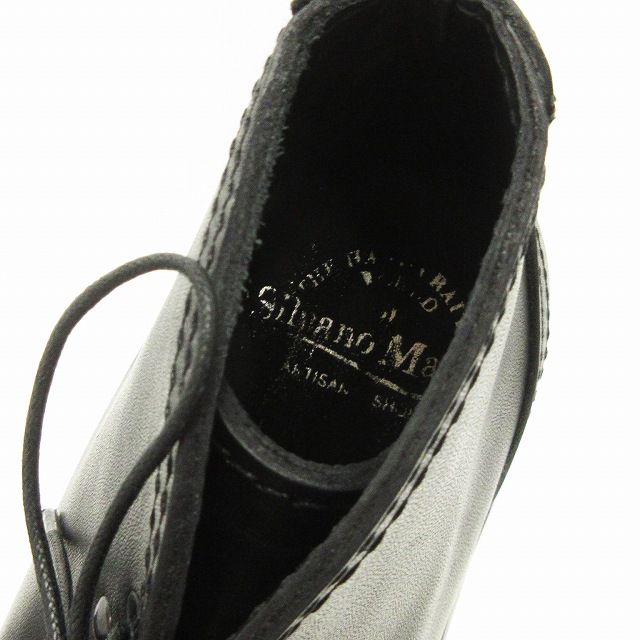 シルバノマッツァ Silvano Mazza 美品 モンキーブーツ ショート レース
