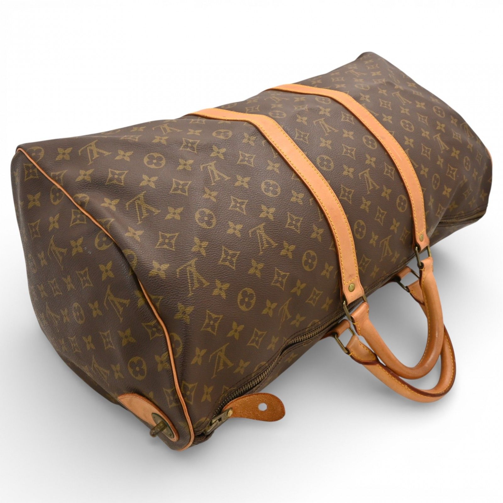 ルイヴィトン モノグラム キーポル55 旧型 ボストンバッグ Bランク