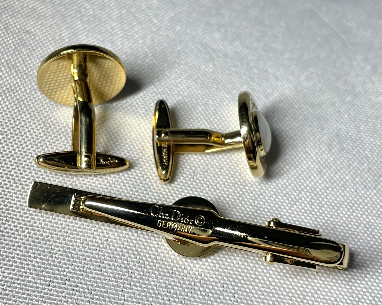 美品 希少 Dior ディオール ブランドロゴ ホワイトストーン装飾