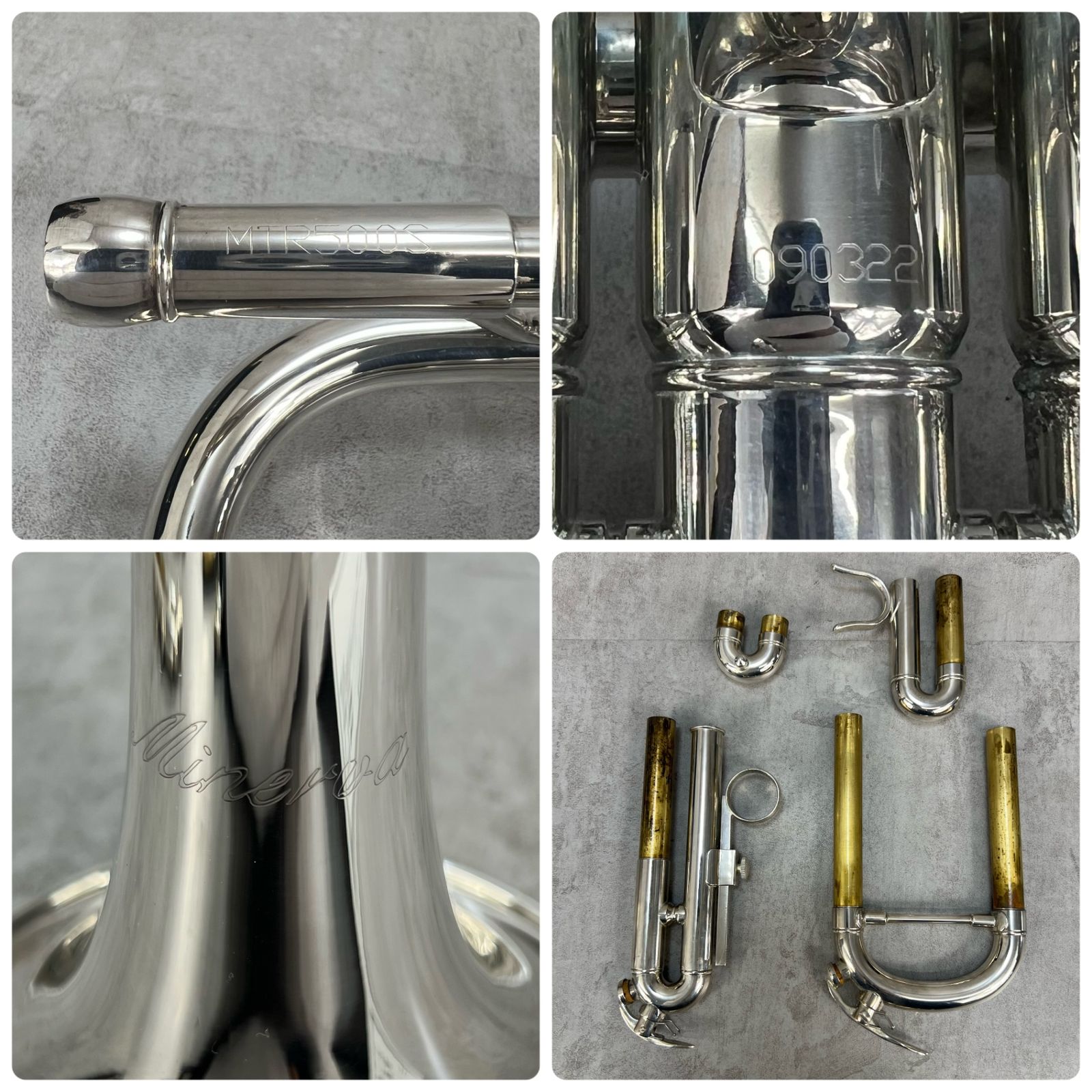 ミネルバ B♭トランペット MTR500S 銀めっき メッキ SILVER シルバー