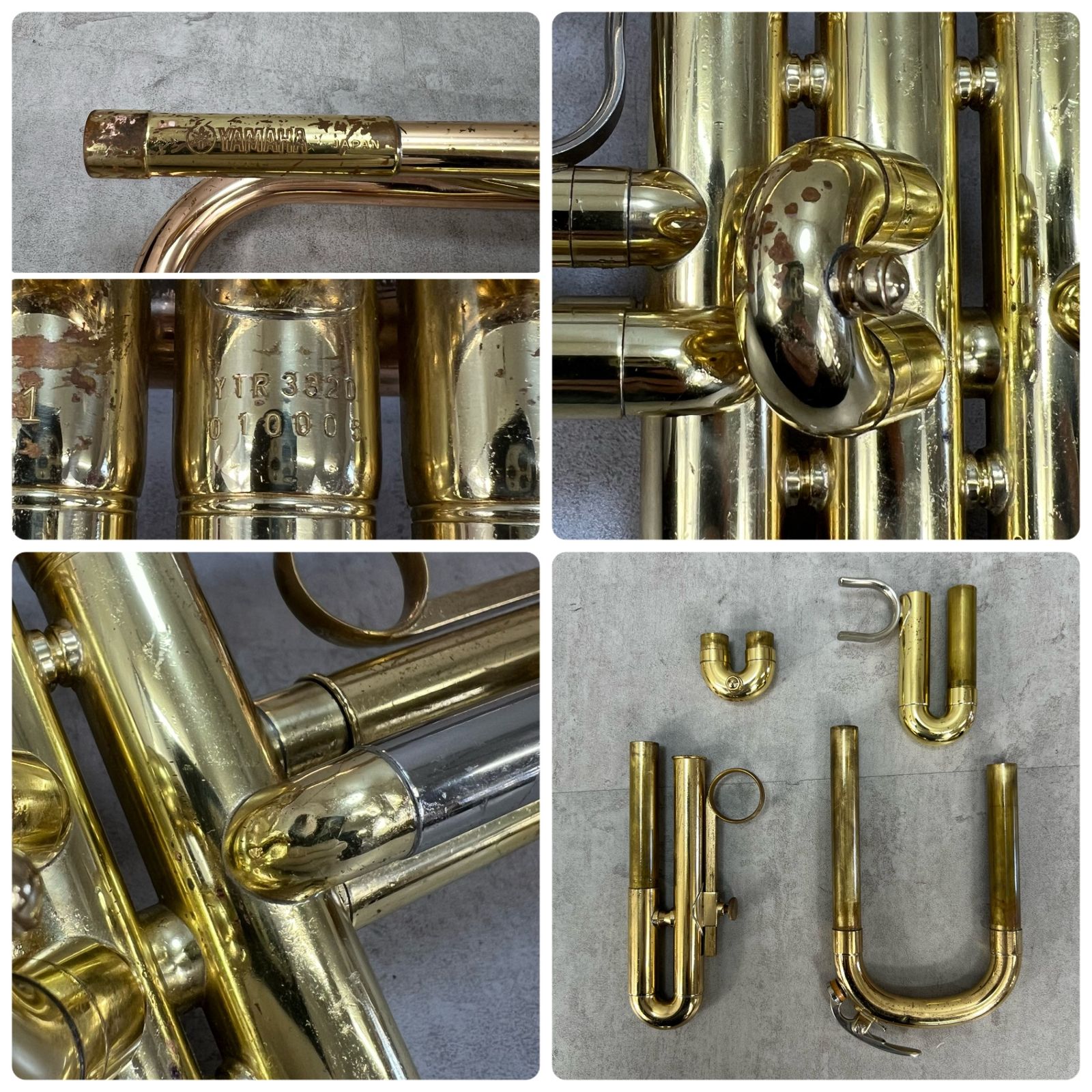 YAMAHA YTR-3320 赤ベル レッドブラスベル マウスピース ケース YAMAHA