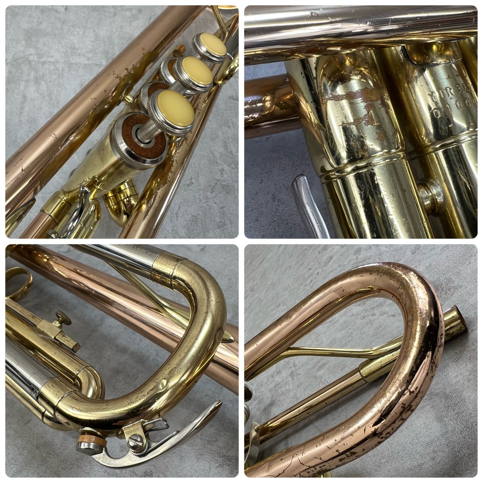 ヤマハ B♭トランペット YTR-3320 レッドブラス 赤ベル ラッカー