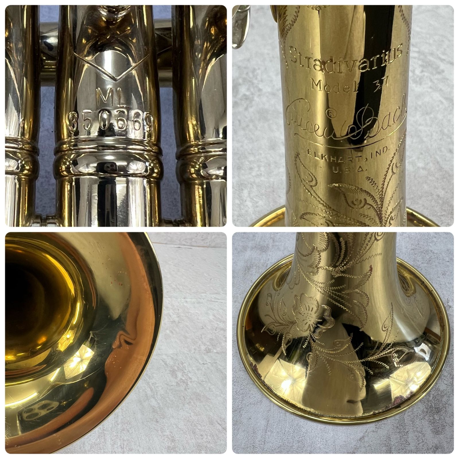 bach stradivarius model 37 トランペット 管楽器 B♭ トランペット - Stradivarius ： Bach | 野中貿易