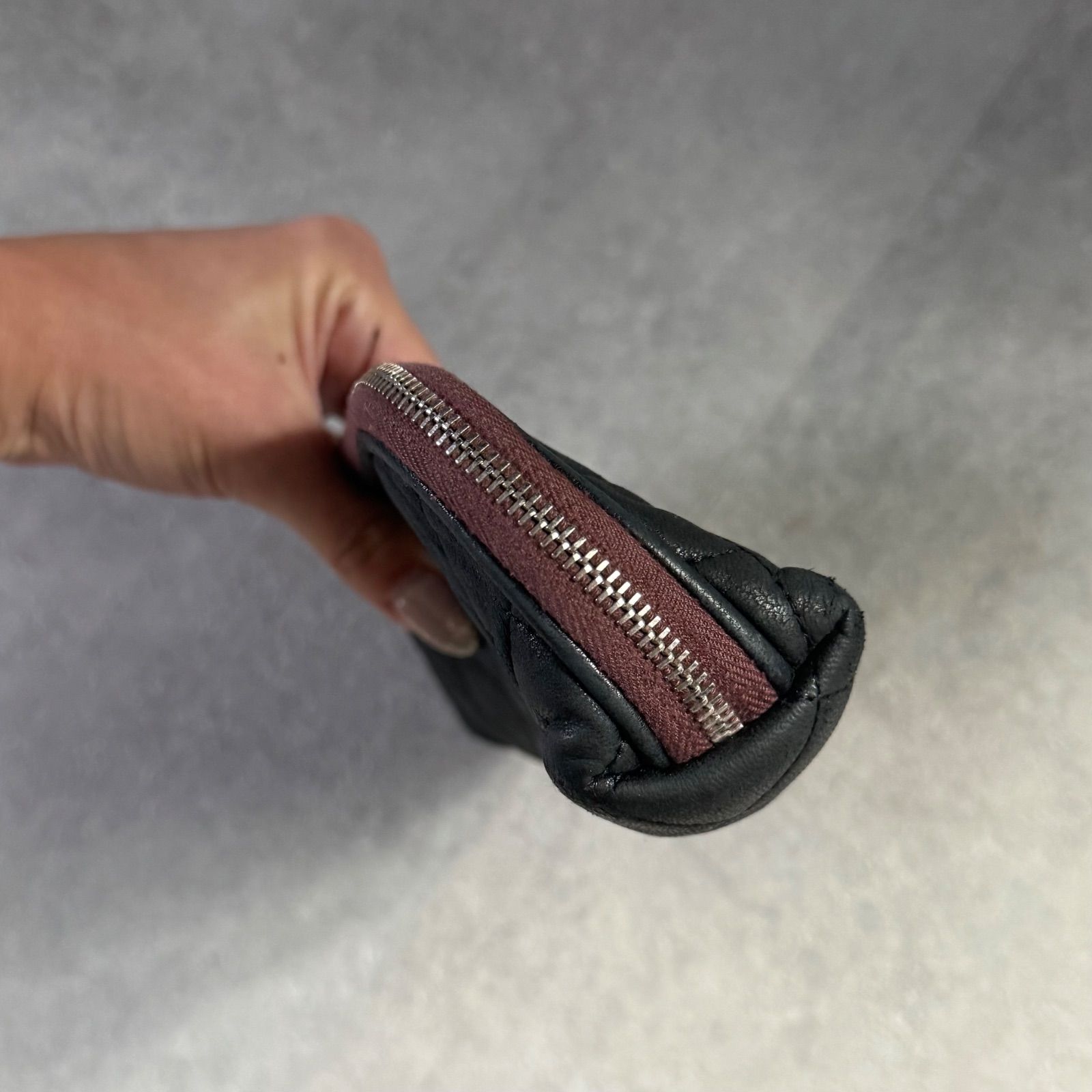 CHANEL シャネル マトラッセ ココマーク ペンケース 化粧ポーチ