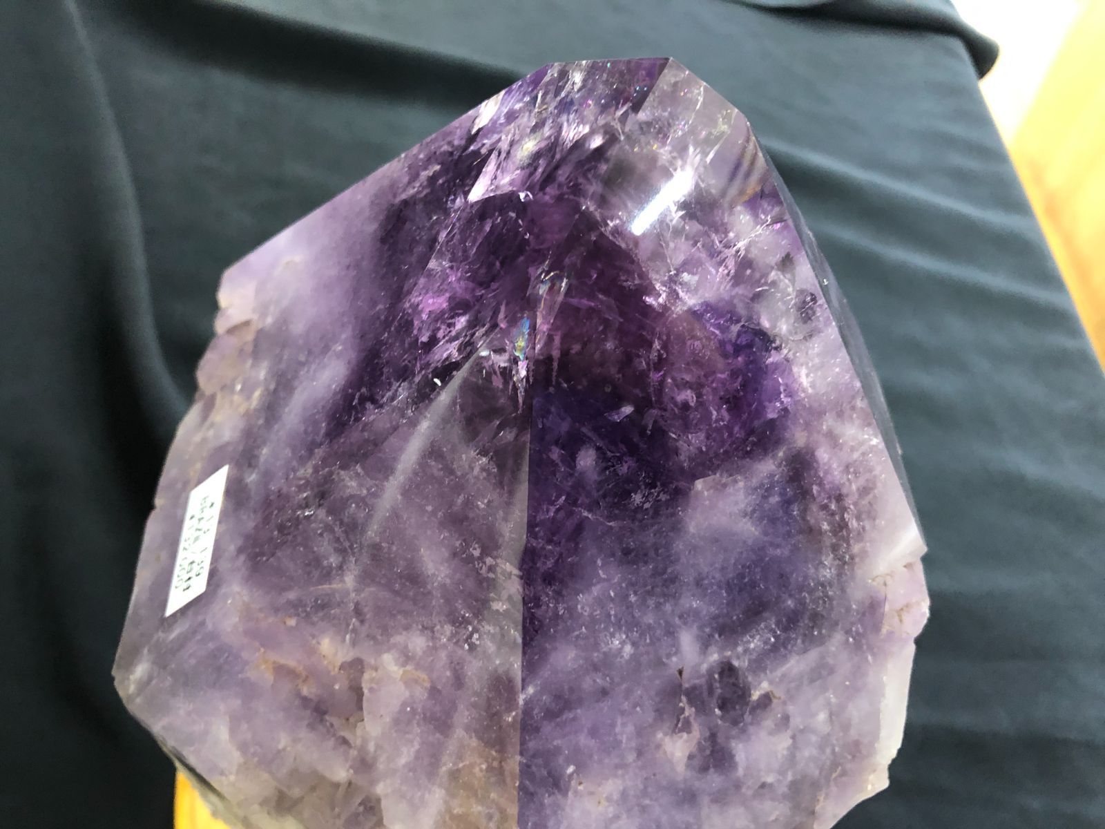 アメジストポイント台座付き （マラバ鉱山産）9.5㎏ - メルカリ