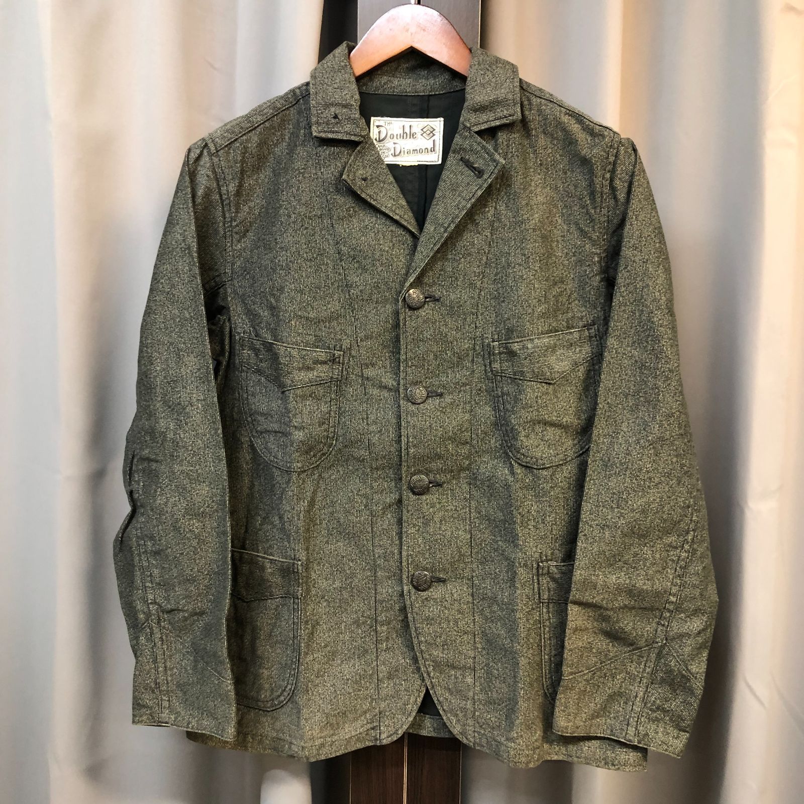 DOUBLE DIAMOND (ダブルダイヤモンド) サックコート ジャケット リアル